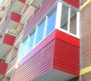 Остекление балконов и лоджий с отделкой