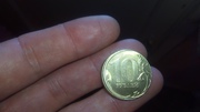 Монета с браком 10 рублей